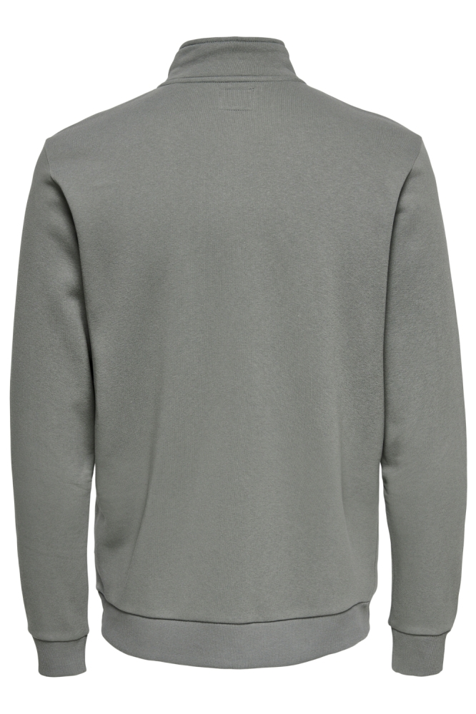 ONSCERES HALF ZIP SWEAT NOOS 22019055 CASTOR GRAY
